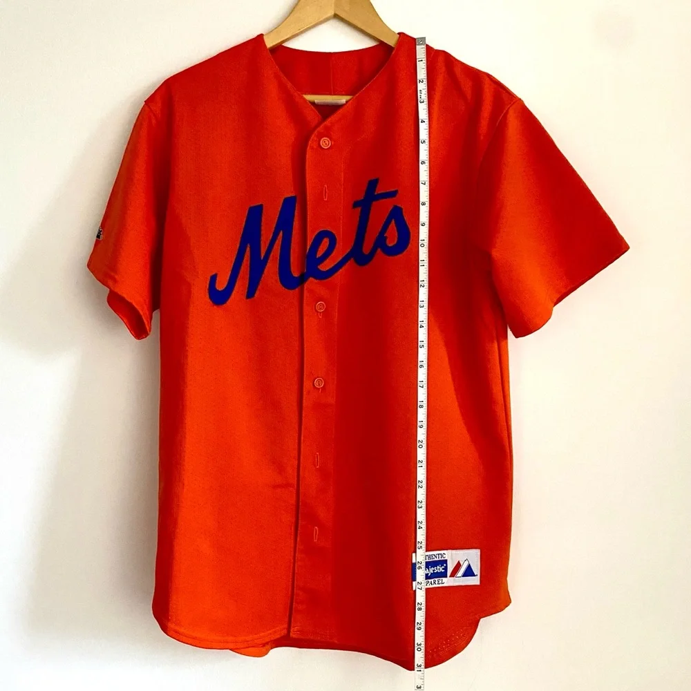 NY METS Vintage Majestic Jersey - Made in the USA Size L - Picture 9 of 11